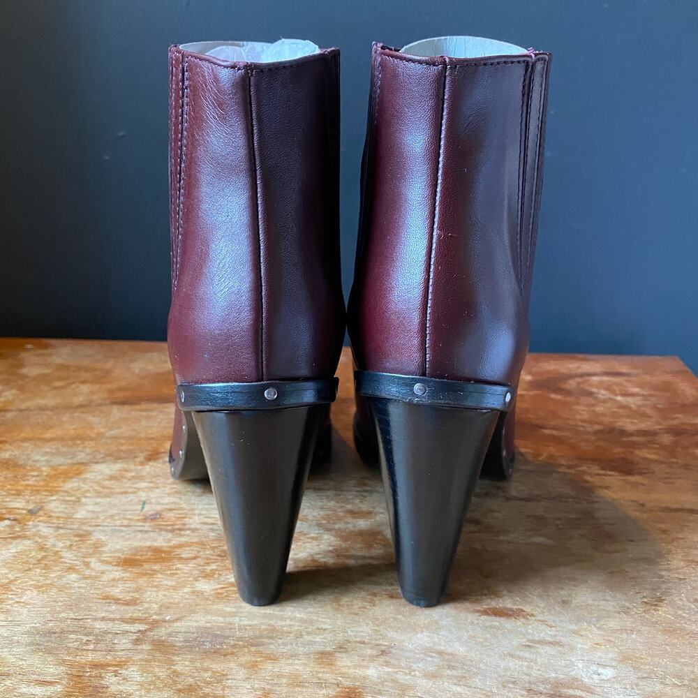 IRO Lieve Bootie Shoes in Burgundy NEW Sz 7 - Picture 6 of 14